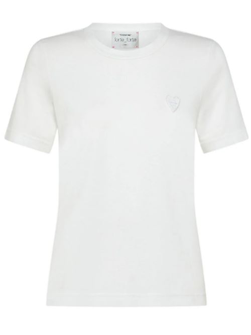 T-SHIRT CON CUORE FORTE_FORTE | 9913-my t-shirtF47A.0005 bianco